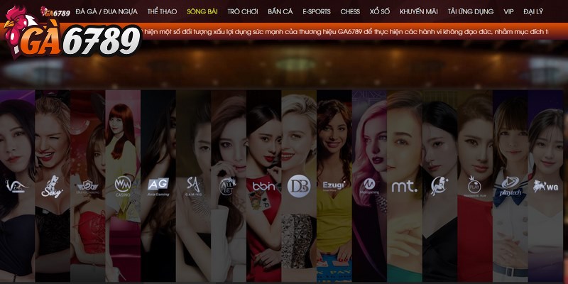 Casino trực tuyến GA6789 - Sòng bạc hấp dẫn game thủ giải trí 1 Casino trực tuyến GA6789 đang nhận được sự chú ý của đông đảo game thủ