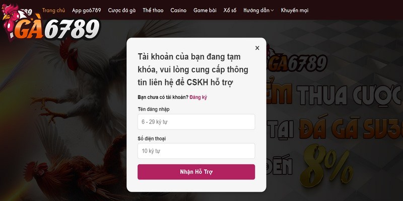 Đăng nhập GA6789 - Hướng dẫn đơn giản, nhanh chóng 3 Hướng dẫn đổi mật khẩu tại trang chủ GA6789