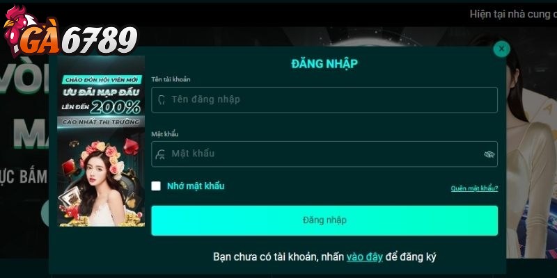 Đăng nhập GA6789 - Hướng dẫn đơn giản, nhanh chóng 1 Đăng nhập GA6789 trên thiết bị mobile di động