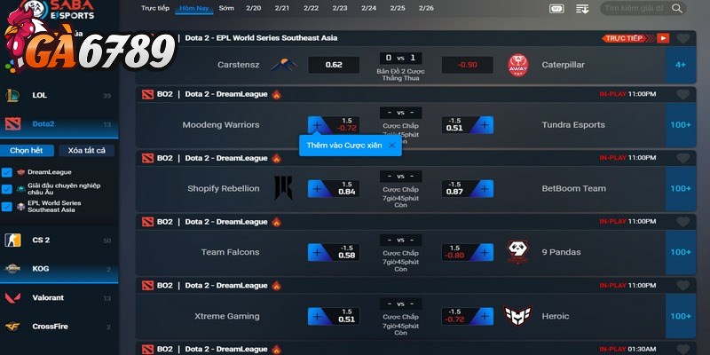 ESports GA6789 - Nơi anh em game thủ sống trọn với đam mê 3 Tại sân chơi thể thao điện tử có nhiều sự kiện ưu đãi hấp dẫn cho cược thủ