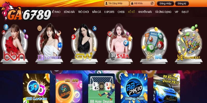 Ga6789 21 Dịch vụ xổ số được thiết kế với chất lượng tốt