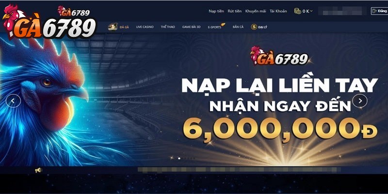Giới thiệu 1 GA6789 là địa điểm quen thuộc cho những người đam mê đá gà trực tuyến