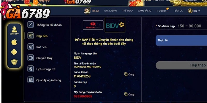 Khuyến mãi nạp lần đầu cực giá trị dành cho gamer mới 2 Nhà cái GA6789 có các chính sách rõ ràng đối với chương trình khuyến mãi