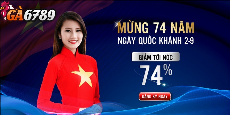 Khuyến mãi ngày lễ - Nâng cao trải nghiệm cùng GA6789 2 Tặng vòng quay trong ngày Quốc Khánh thu hút bet thủ quan tâm