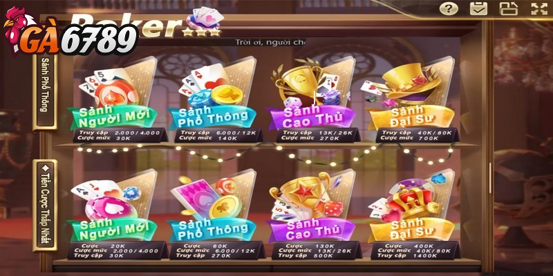 Poker GA6789 - Game bài trực tuyến thu hút mọi anh em 1 Poker GA6789 là trò chơi quen thuộc, gần gũi với nhiều anh em game thủ