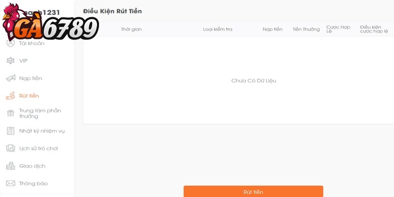Rút tiền GA6789 nhanh chóng chỉ 3 bước cho hội viên 1 Thành viên chú ý lựa chọn các cách rút tiền GA6789 được hỗ trợ